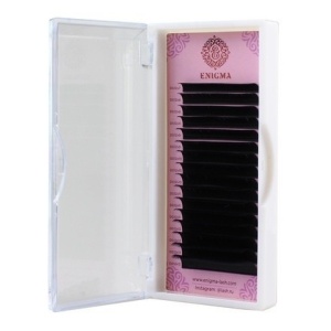 Черные ресницы Enigma одна длина (16 линий)